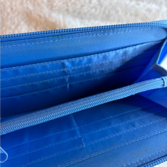 Vera Bradley Floral Quilted Zip Around Wallet Multi color - Picture 8 of 10